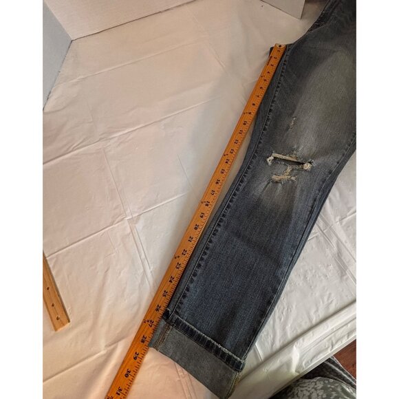 Universal Thread Women's 18R Mid-Rise Skinny Jeans Medium Wash Distressed Denim - Picture 11 of 12